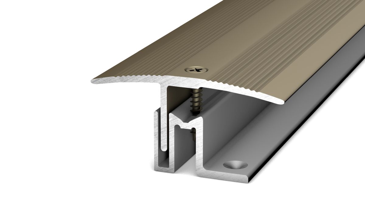Prinz PS 400 XXL profilé de transition 49 mm - N° 410 - Acier inoxydable mat - 270 cm