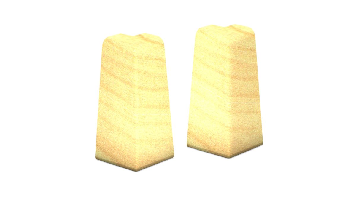 Prinz angles extérieurs pour MDF-sockeleiste 18 x 58 mm n° 809. - Érable