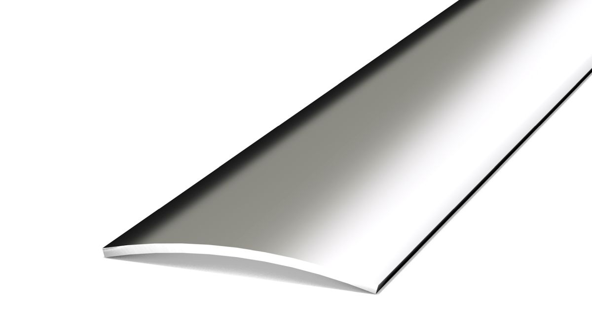 Prinz profilé de transition 30 mm - N° 110 - Acier inoxydable poli miroir - 270 cm