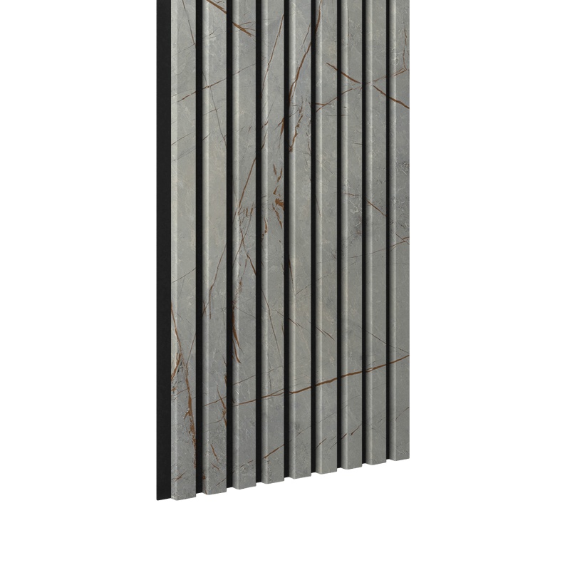 Panneau acoustique Acoustic+ Golden Stone 3000 x 400 mm - feutre acoustique noir