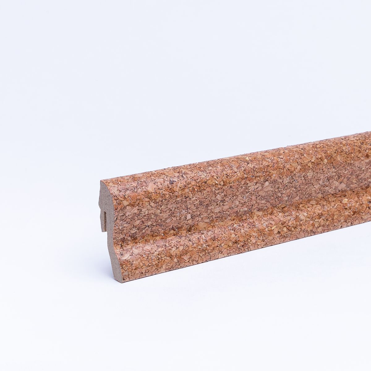 Plinthe liège 40 mm liège fin laqué