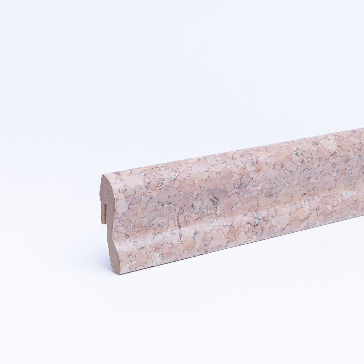 Plinthe liège 40 mm liège gros laqué crème