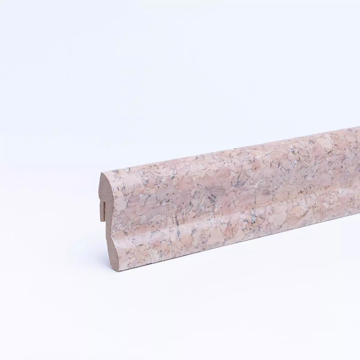 Korkleiste 40 mm grob creme gelackt