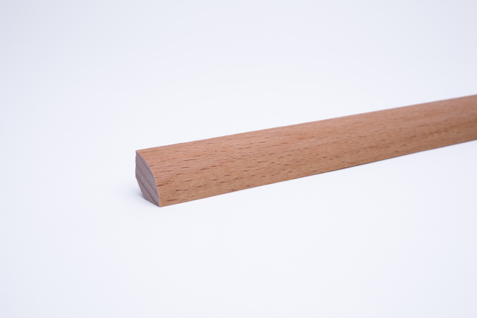 Plinthe de quart de rond en noyau Véritable bois hêtre huilé