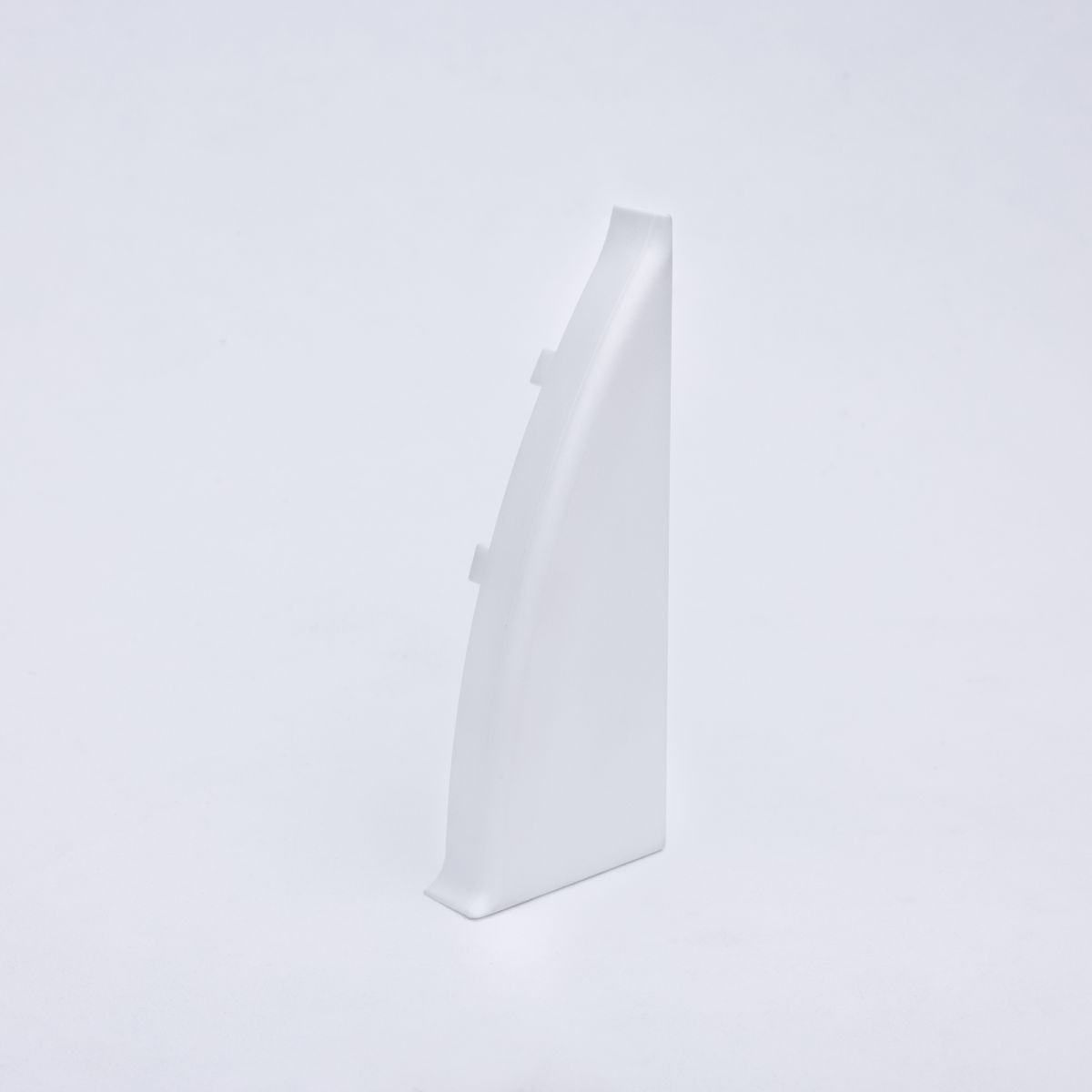 Embout droite pour plinthes flex-duo 65 mm blanc