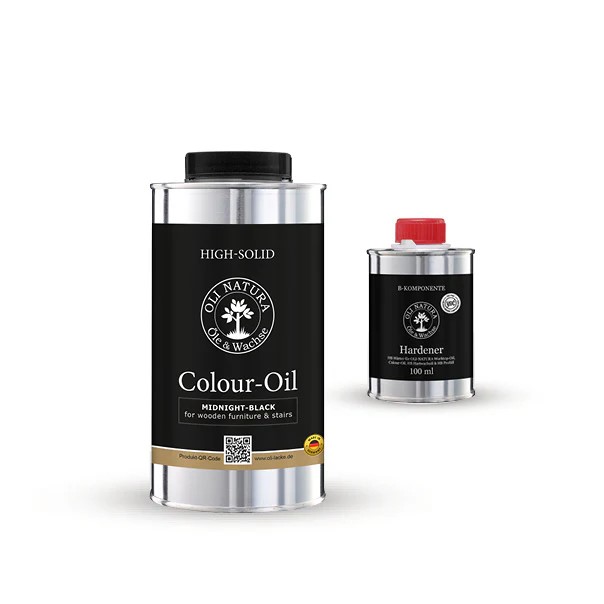 OLI-NATURA Colour-Oil Midnight Black - durcisseur inclus