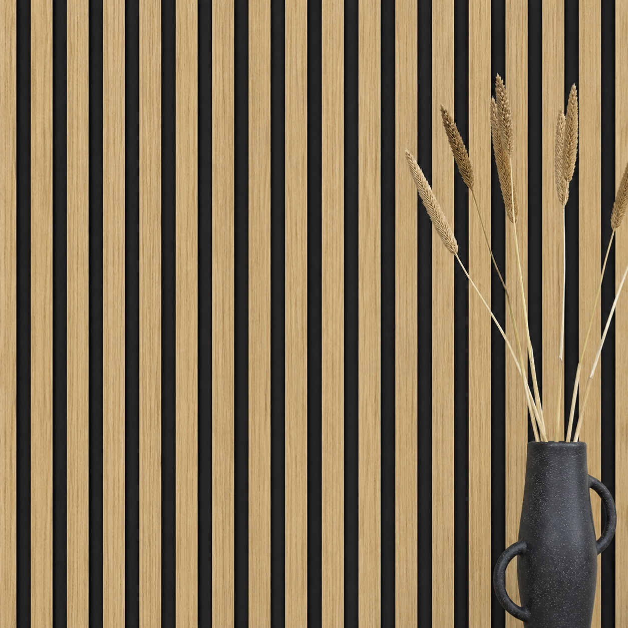 Revestimiento de pared, moldura de lamas, lama de pared - Chapa de roble aceitada
