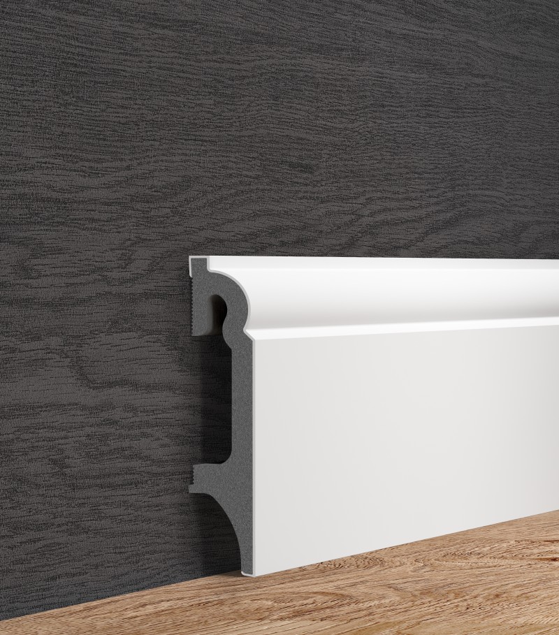 Plinthe Espumo ESP301 - 80 mm Blanc