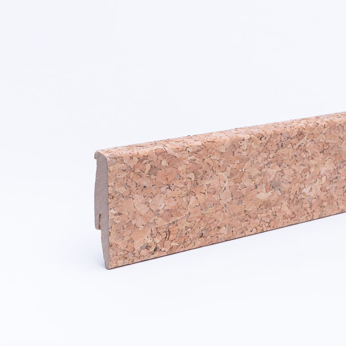 Plinthe liège véritable 60 mm liège gros naturel