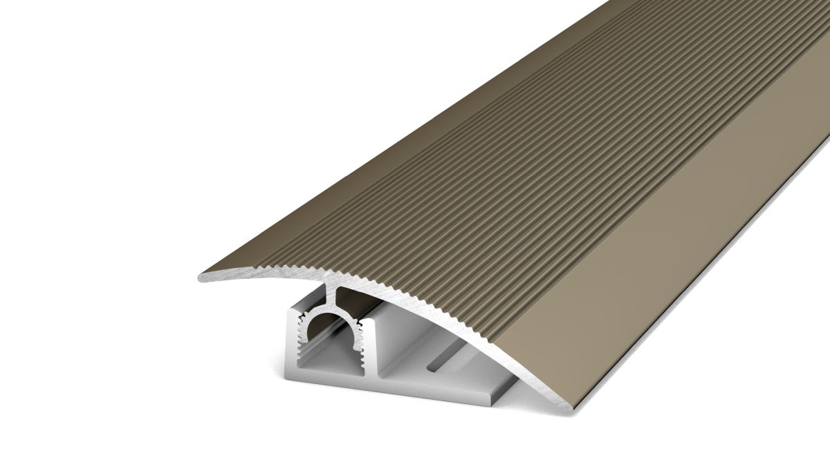 Prinz PROFI-TEC JUNIOR profilé de compensation 44 mm - N° 318 - Acier inoxydable mat - 270 cm