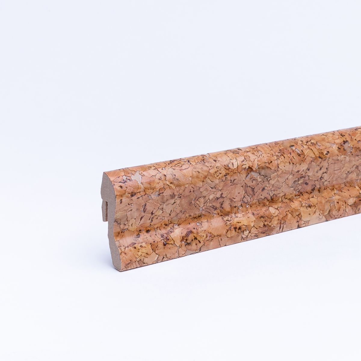 Plinthe liège 40 mm liège gros laqué