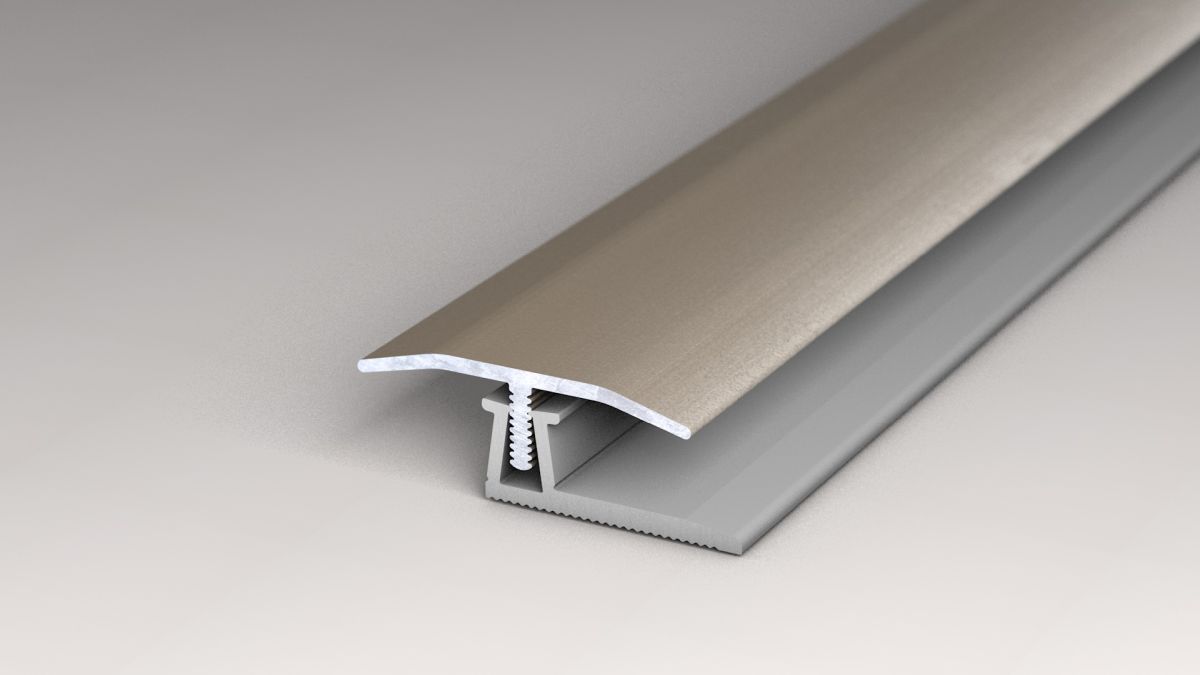 Prinz Eco-Clip perfil de transición 30 mm - N.º 440 - Acero inoxidable mate - 100 cm