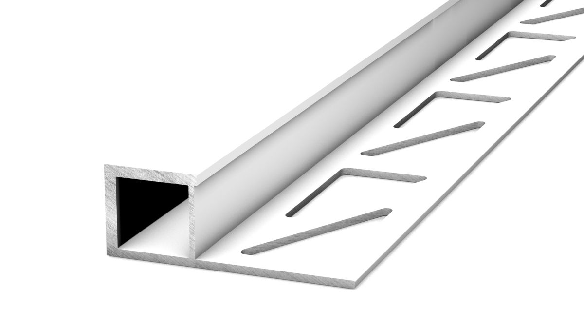 Prinz profilé carré 10 mm - N° 748 - Blanc thermolaqué - 250 cm