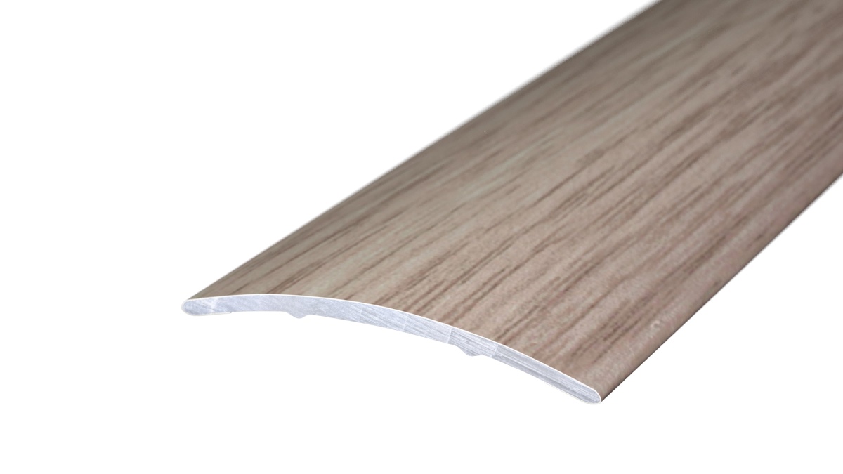 Profilé de transition 40 mm autocollant Chêne gris - 2,70 m