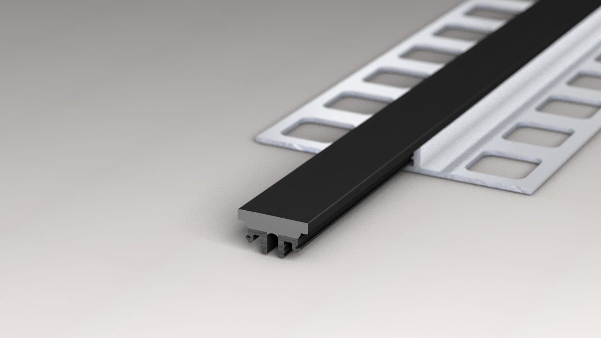 Prinz dilatec dehnfugenstreifen 12,6 x 6,8 mm - N° 778 - Noir - 300 cm