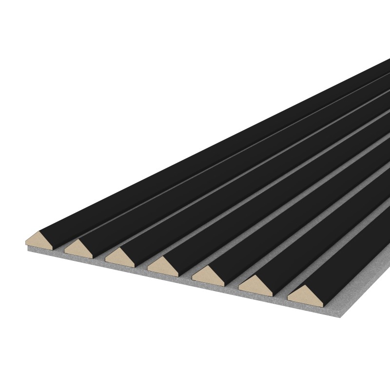 Échantillon K2 - Noir - Feutre acoustique Gris