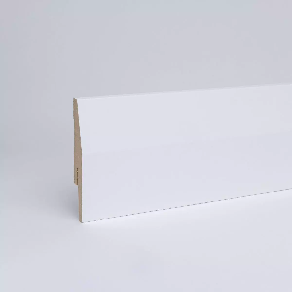 Sockelleiste Kölner Profil 85 mm MDF - Weiß
