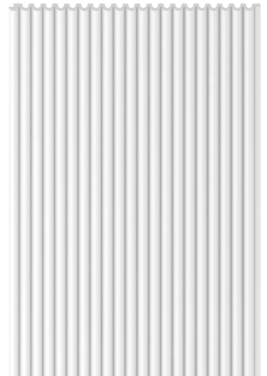 VOX Linerio XS-Line Oval Wandpaneele - Weiß