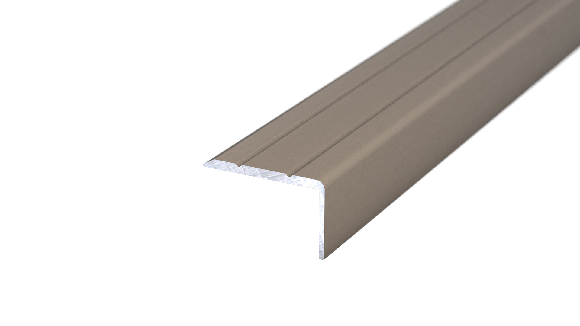 Prinz profilé d’angle 24,5 x 15 mm - N° 161 - Acier inoxydable mat - 100 cm