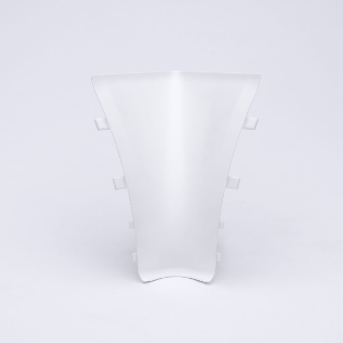Angle intérieur pour plinthes flex-duo 65 mm blanc
