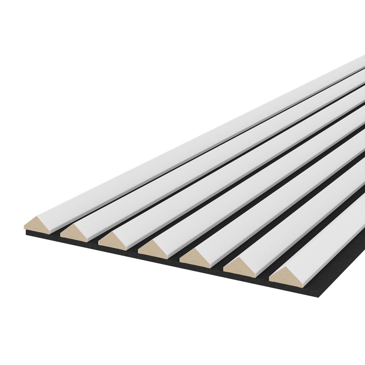 Échantillon K2 - Blanc - Feutre acoustique Noir