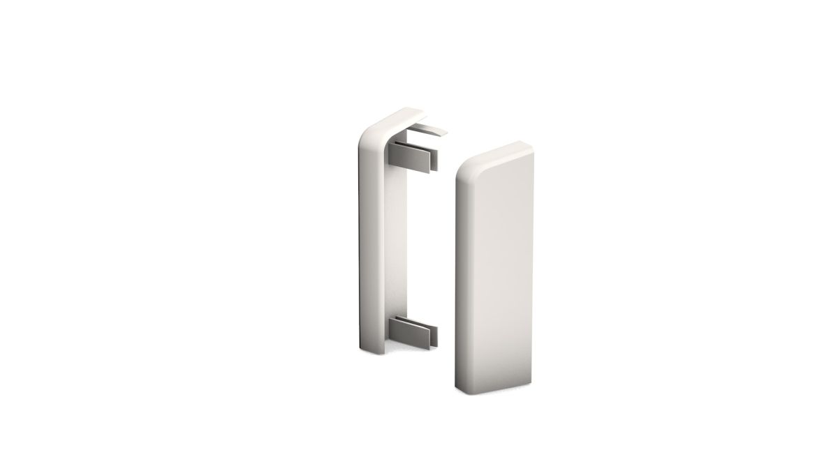 Prinz embouts - Plastique. pour teppich-einklebeleiste avec steg. - N° 810 - Blanc