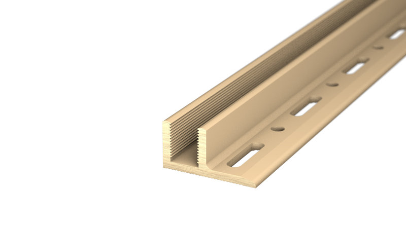 Prinz PROFI-TEC MASTER profilo di base 14,8 mm - N. 242 - Beige - 100 cm