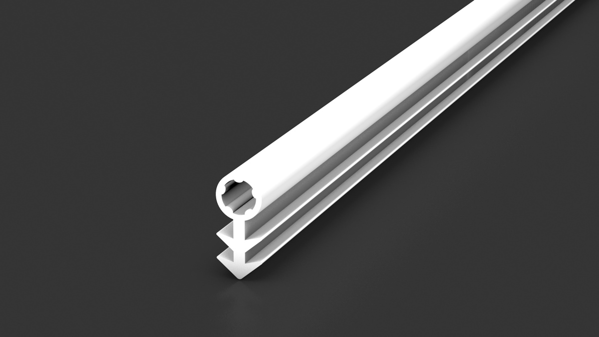 Joint en caoutchouc blanc - rouleau de 100 m