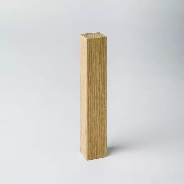 Massivholz Universal-Eckblock Eiche Lackiert