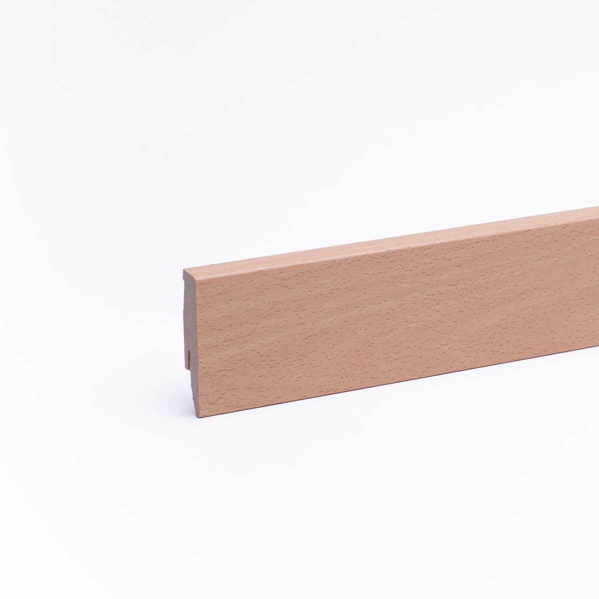 Plinthe aspect bois 60 mm hêtre naturel