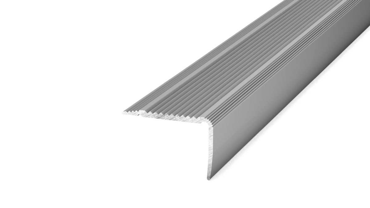 Profilé de finition pour escalier 30 x 20 mm argent - 2,50 m