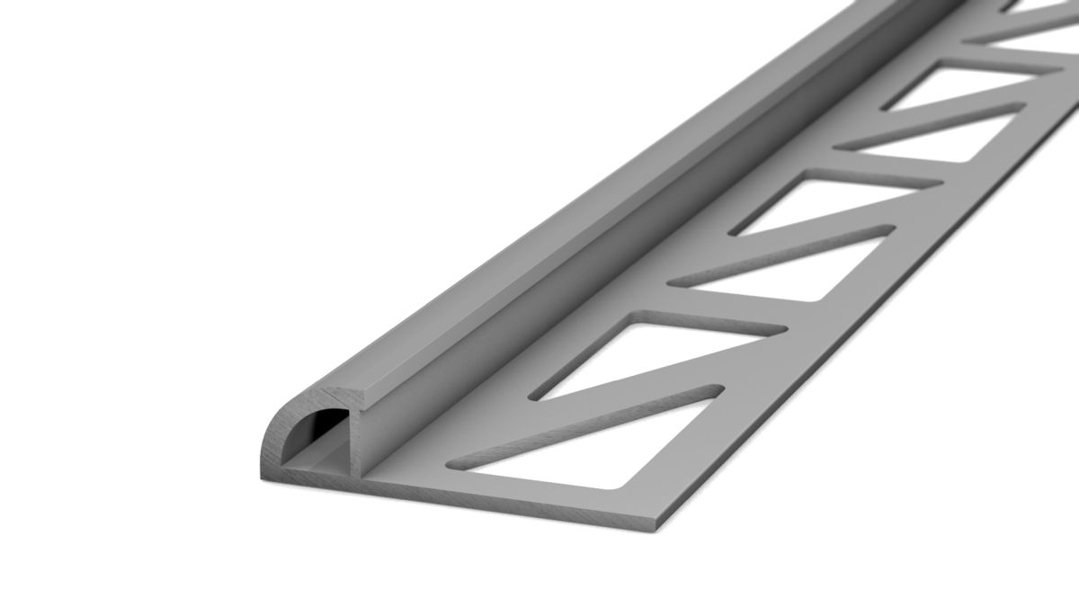 Prinz profilé quart-de-rond 6 mm - N° 742 - Argent mat - 250 cm