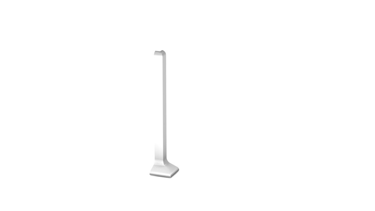 Prinz alu-angle extérieur pour plinthe n° 373 - Argent