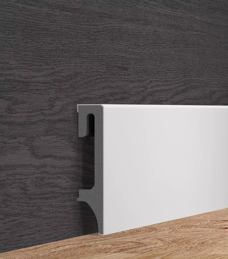 Sockelleiste Espumo ESP201 - 80 mm Weiß