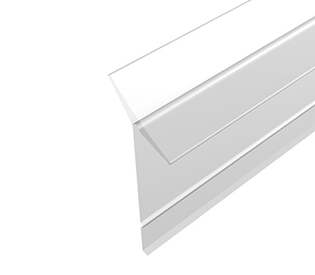 Bande d'étanchéité profilé de niche pour plan de travail 4,20 m transparent