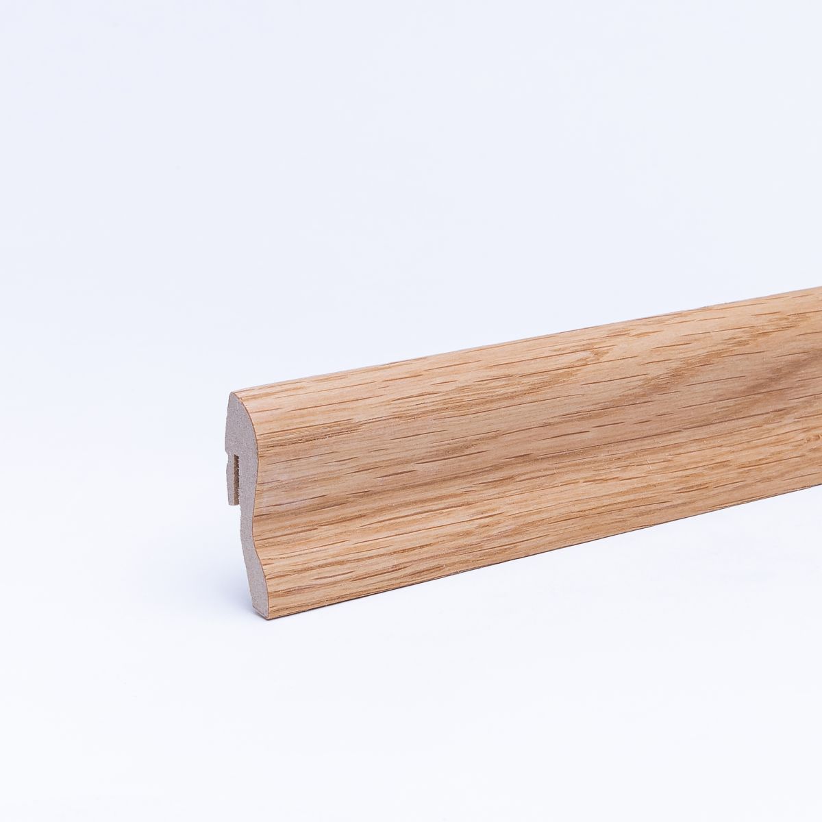 Plinthe plaquée 40 mm chêne huilé