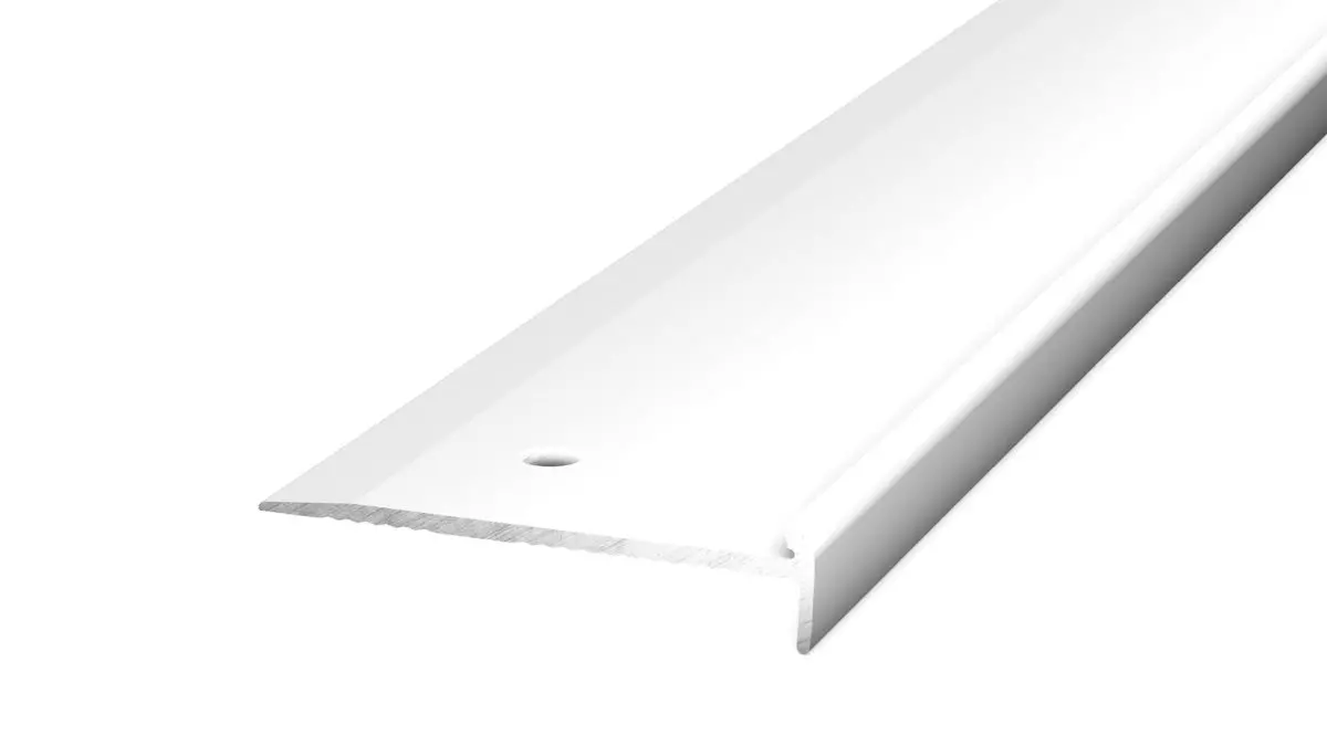 Treppenkantenprofil für 2,5mm Beläge Silber - 2,50 m