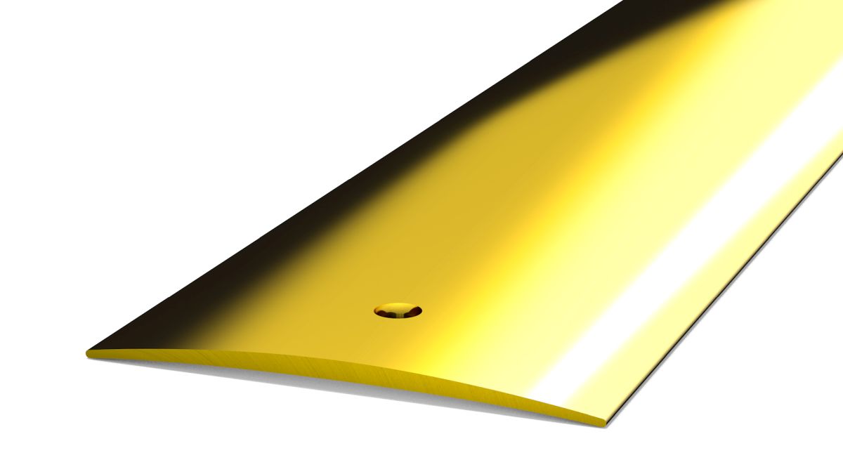 Prinz profilé de transition 60 mm - N° 128 - Laiton massif poliert - 500 cm