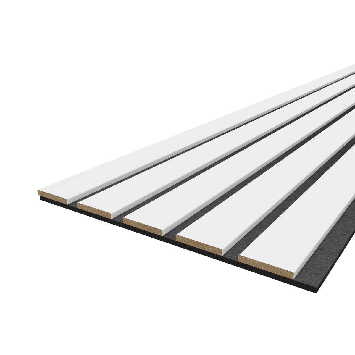 Échantillon LX - Blanc - Feutre acoustique Noir