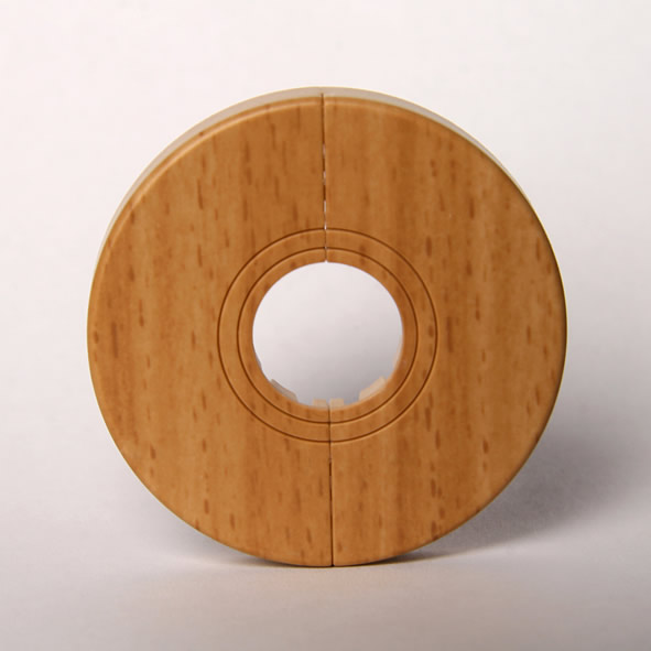 plastique rosettes pour radiateurs hêtre