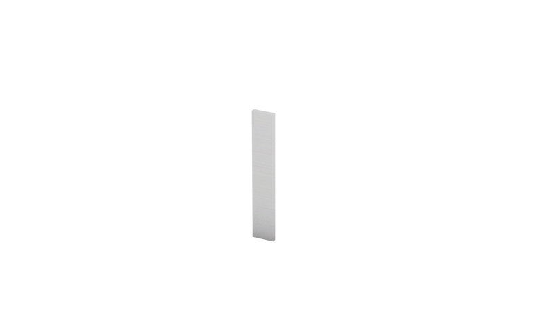Prinz embout pour aluminium-plinthe 10 x 60 mm - N° 359 - Argent