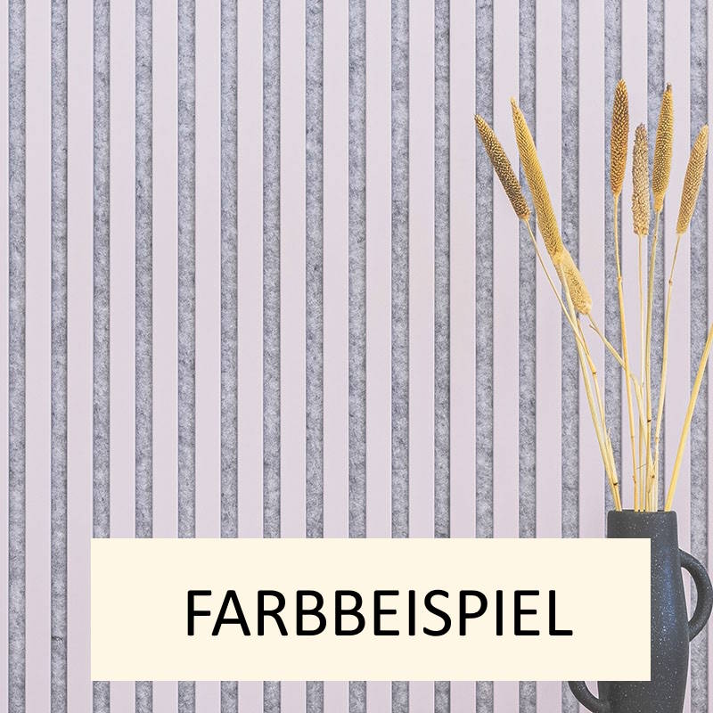 Échantillon LX - Rose - Feutre acoustique gris