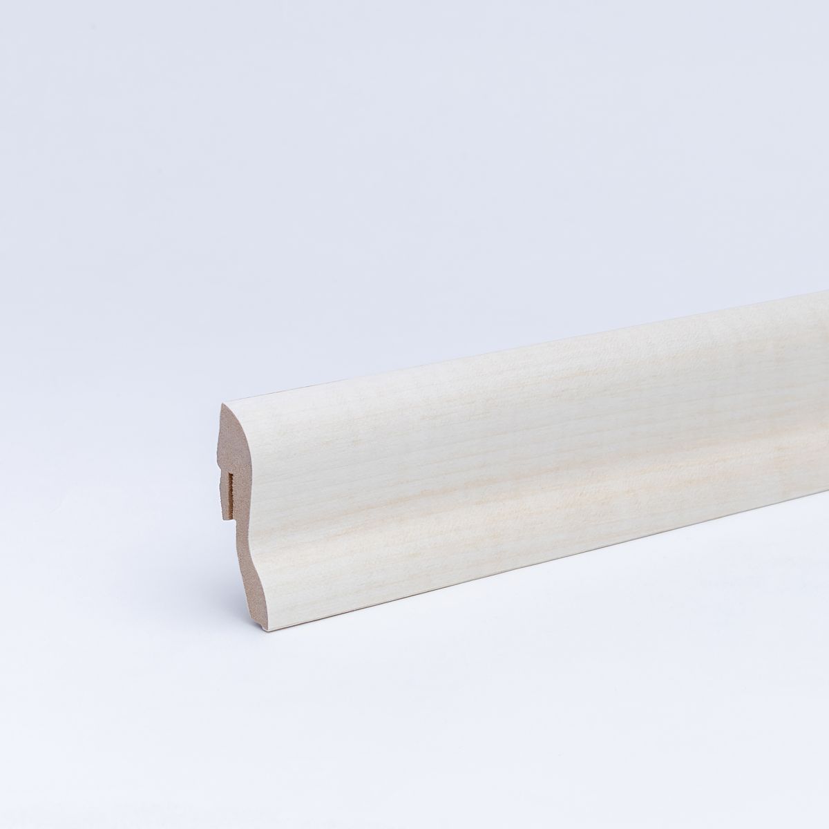 Plinthe plaquée 40 mm érable huilé