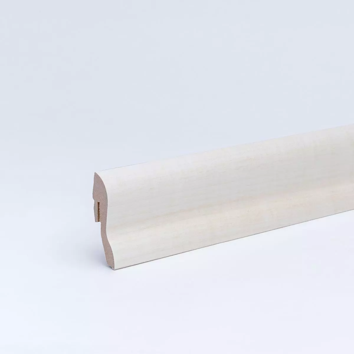 Furnier-Sockelleiste 40 mm Ahorn geölt