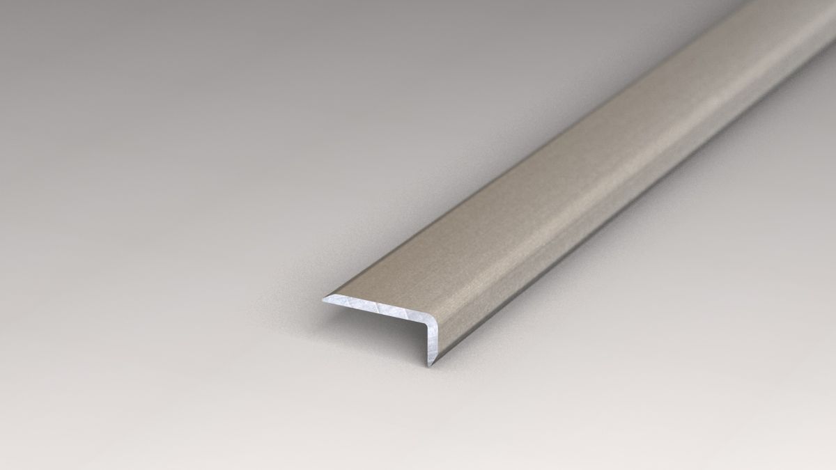 Prinz profilé d’angle 15 x 6,5 mm - N° 278 - Acier inoxydable mat - 270 cm