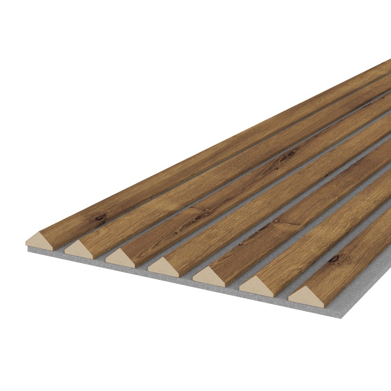 Akustikpaneel K2 - Filzfarbe Grau 2600x400mm - verschiedene Farben