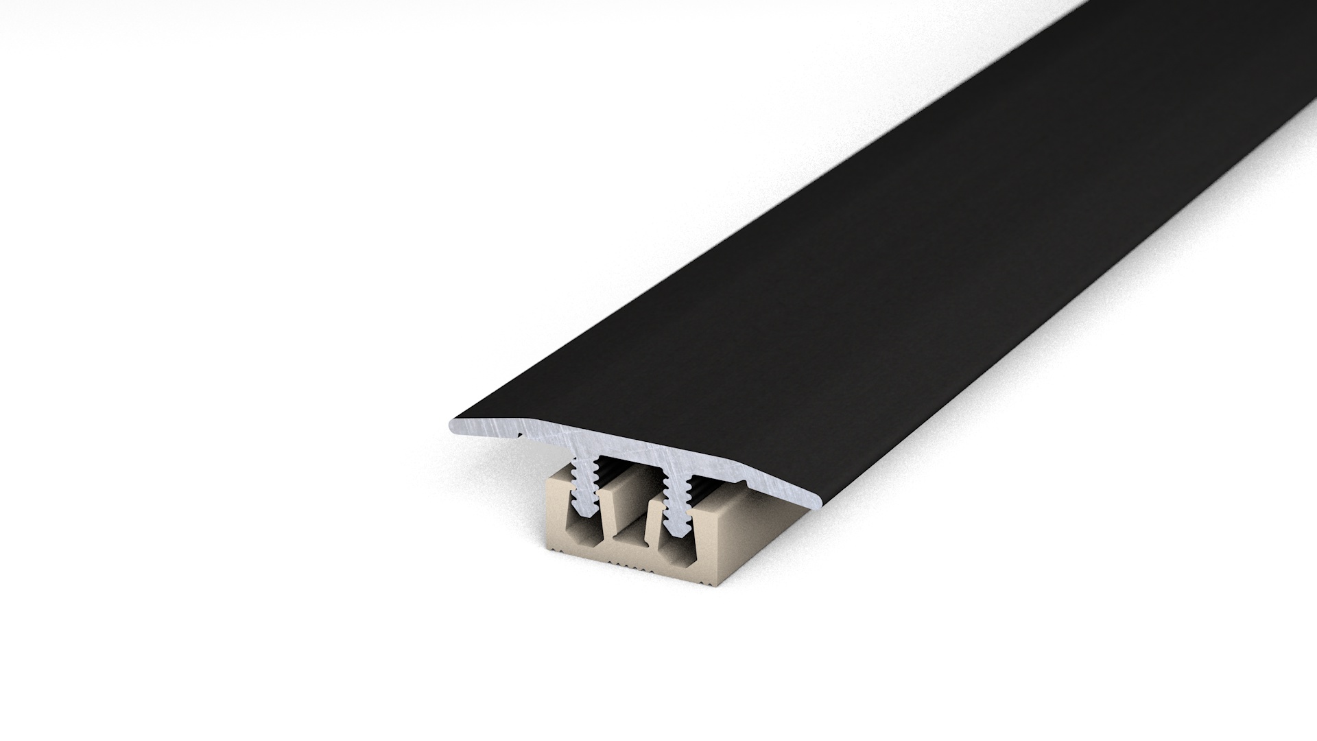 Prinz profi-design profilé de transition 27 mm - N° 338 - Noir - 200 cm