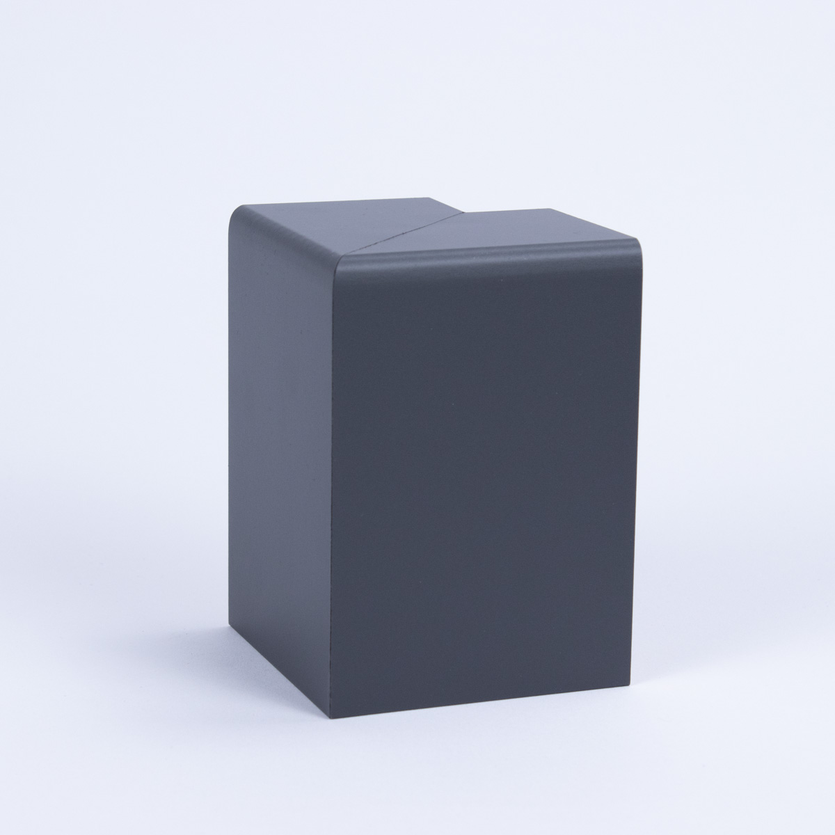 Angle extérieur  pour habillage tuyau de chauffage 120 mm Gris/Anthracite