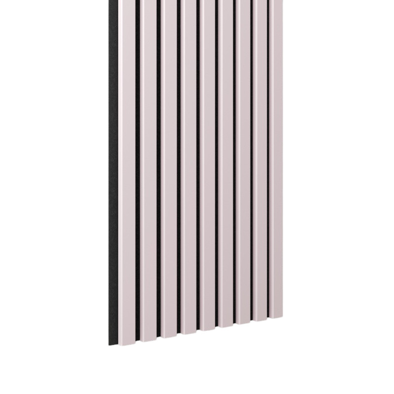 Panneau acoustique Acoustic+ Rose 2600 x 400 mm - Feutre acoustique noir