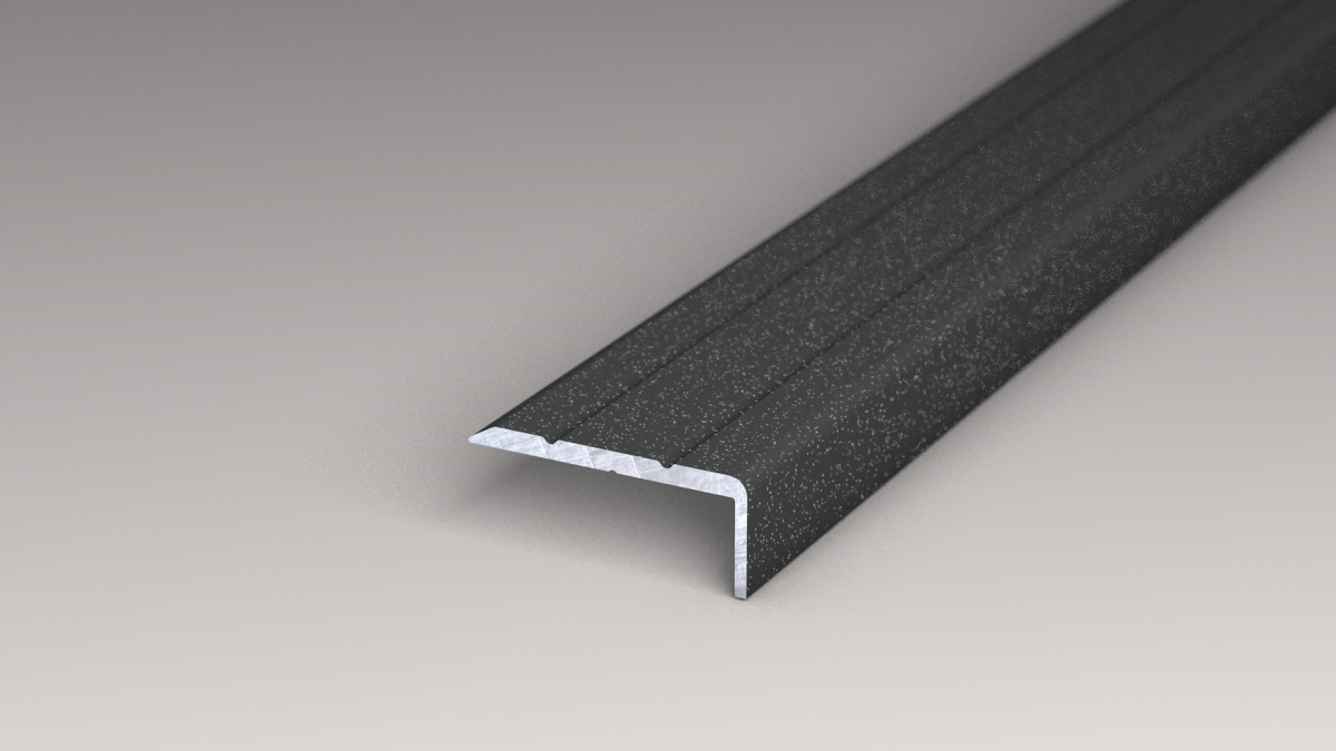 Profil d'angle 24,5 x 10 mm - 1,00 m adhésif auto - Anthracite métallisé
